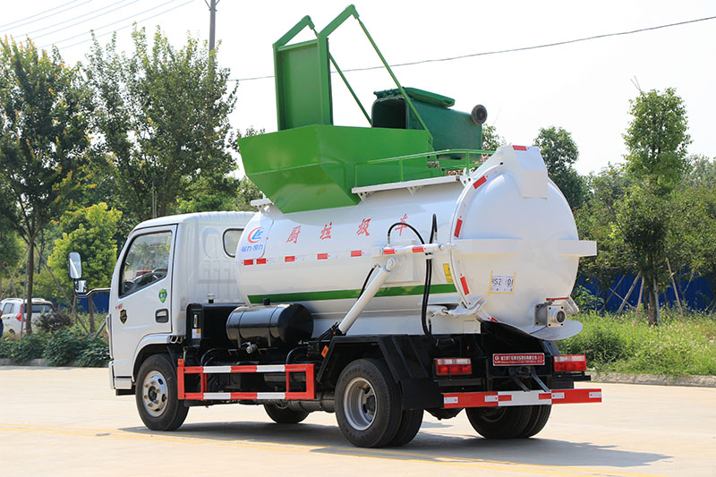 東風小多利卡餐廚垃圾車(罐式)(4.5方)