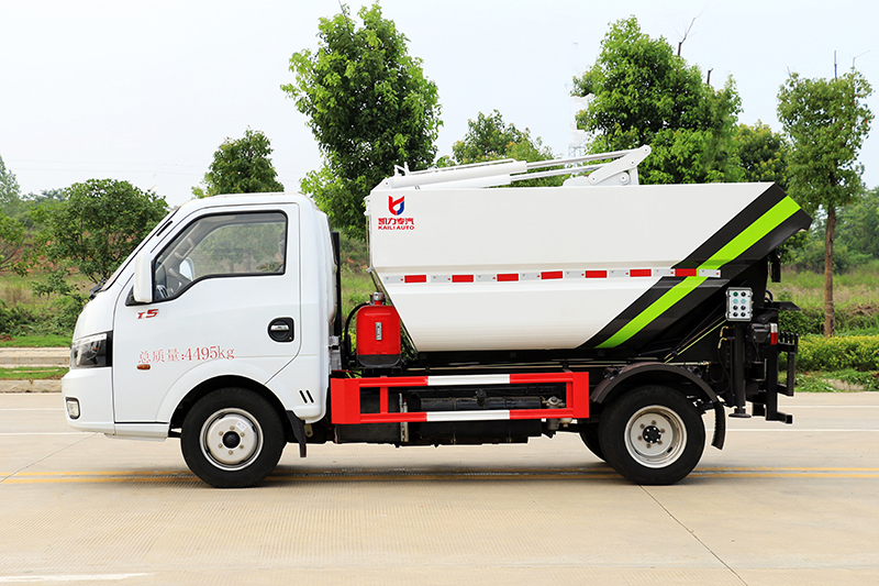 東風途逸無泄漏后裝掛桶垃圾車(3方)