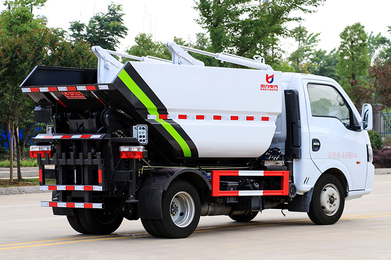 東風途逸無泄漏后裝掛桶垃圾車(3方)
