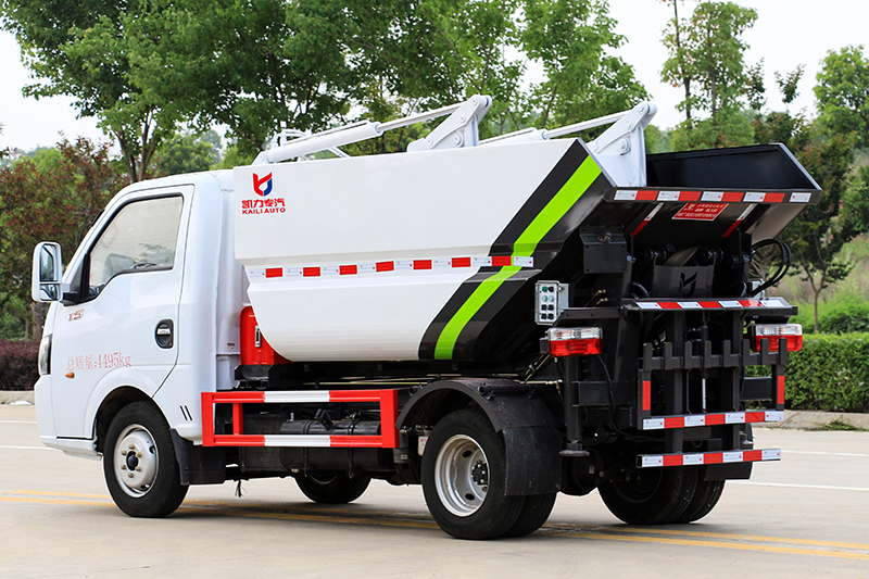 東風途逸無泄漏后裝掛桶垃圾車(3方)